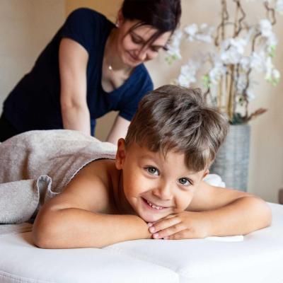 Kindermassage mit Hörspiel